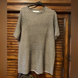 Zara Knit Oversize Top, which can also be worn as a‎ mini dress or tunic Size M